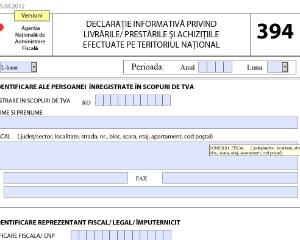 Fiscul a modificat Declaratia 394: ce informatii trebuie declarate in plus