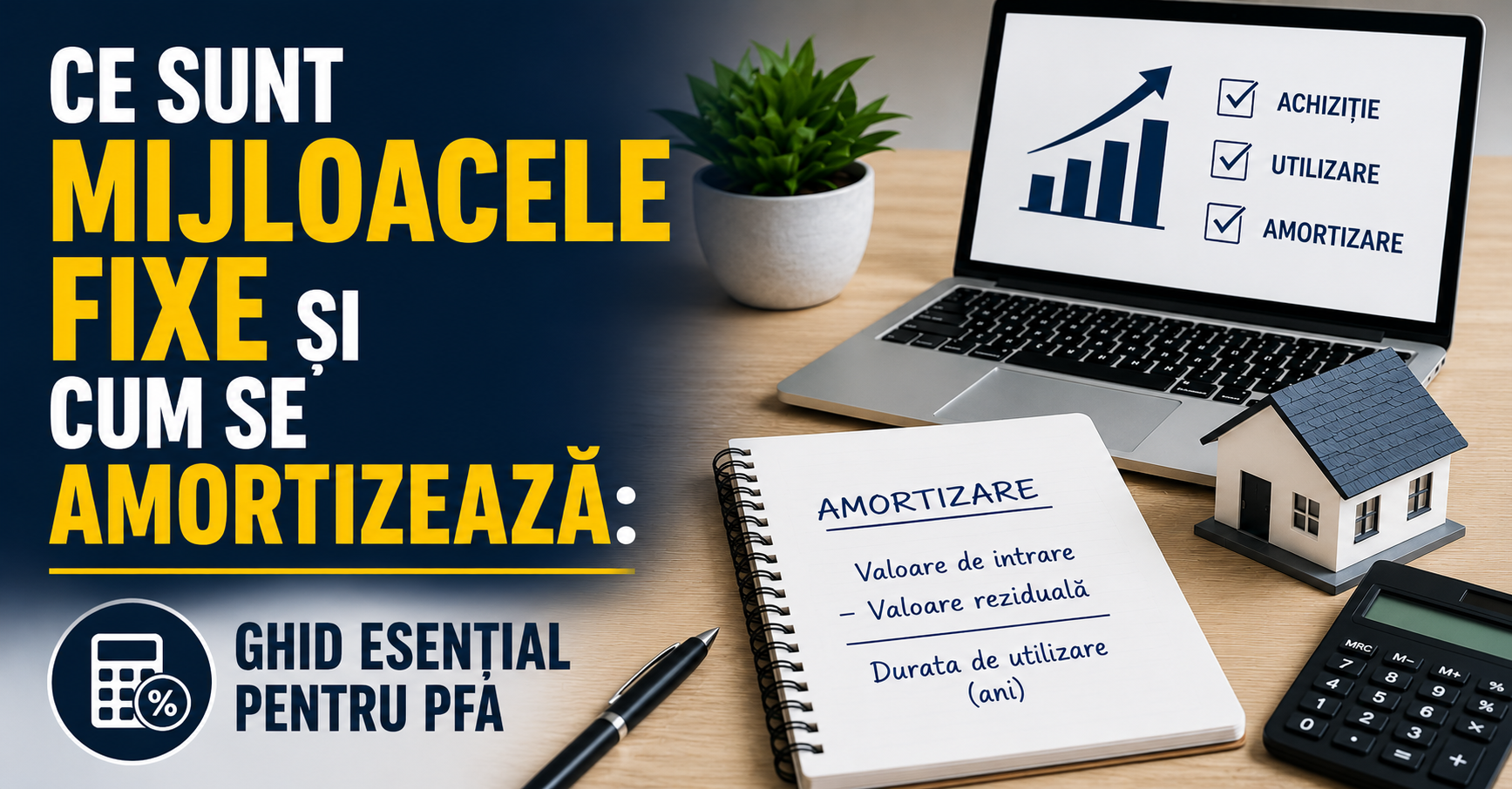 Ce sunt mijloacele fixe si cum se amortizeaza: Ghid esential pentru PFA