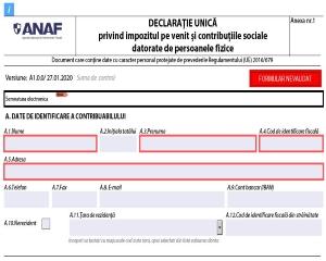 ANAF prezinta noul model al Declaratiei unice. Cum vor fi acordate bonificatiile?