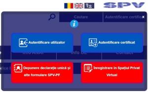 ANAF: Inregistrarea in SPV se poate face fara deplasarea la sediul organului fiscal